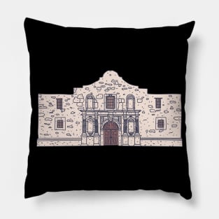 Remember the Alamo - San Antonio Mission - Liberty Pillow