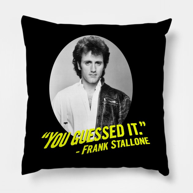 You Guessed It. Pillow by Bob Rose