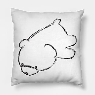 Curious Smiley Bear Pillow