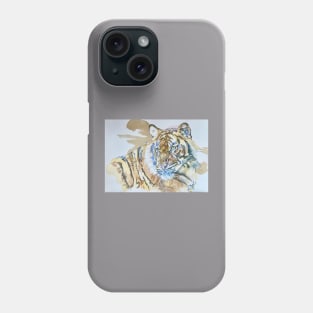 Tiger's Head turning to look Phone Case