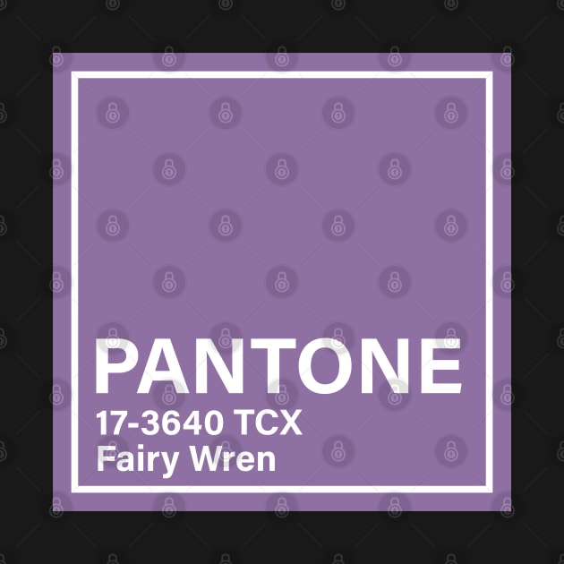 pantone 17-3640 TCX Fairy Wren, purple by princessmi-com