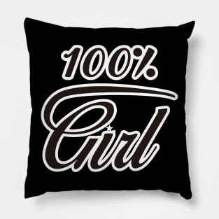 100% Girls Pillow