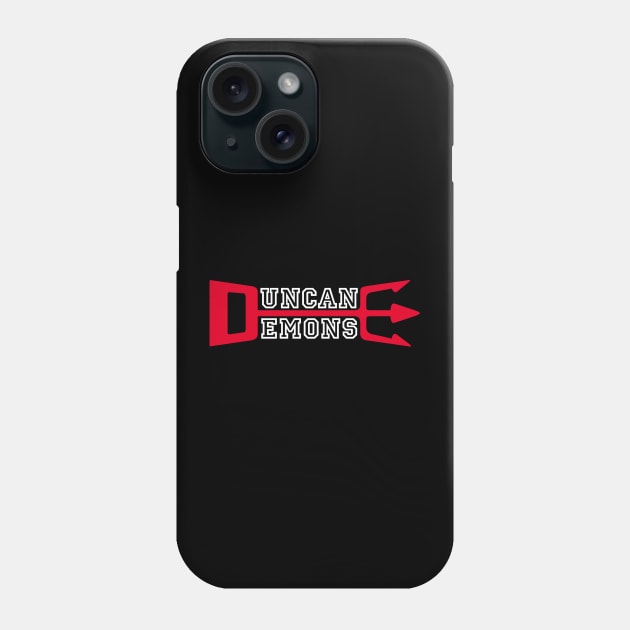 Duncan Demons Phone Case by Tollivertees