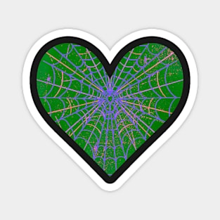 Spider Web Heart V48 Magnet