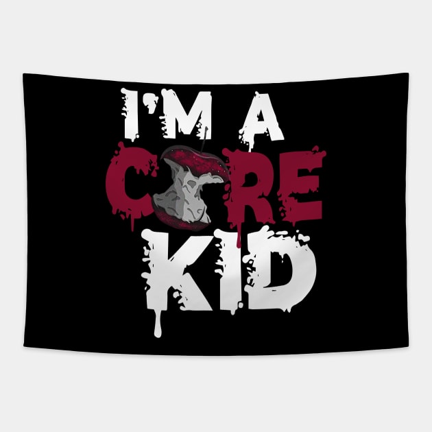 I'm A Core Kid Metalcore Music Fan Tapestry by Gothic Rose Designs