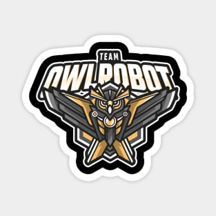 eSport Gaming Team Owl Robot Magnet