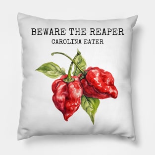 Beware the reaper - Carolina eater Pillow