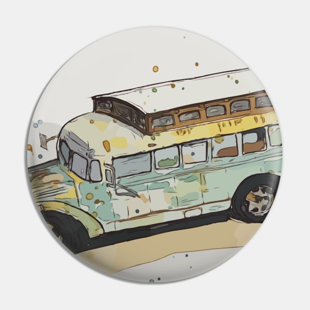 Old camper bus Pin by WelshDesigns