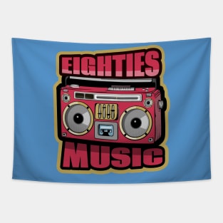 Eighties Music Tapestry