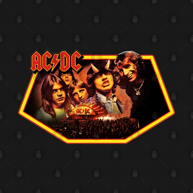 vintage ac/dc by Illustration Planet