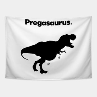 Pregasaurus Pregnancy T-rex Tapestry