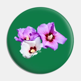 Hibiscus Flowers Pin