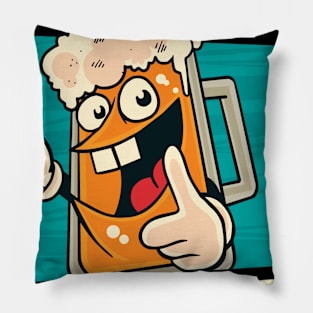 Getting Drunk Beer Pillow