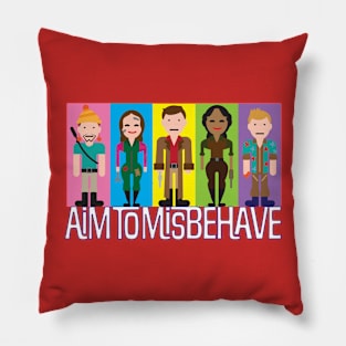 Aim to Misbehave Pillow