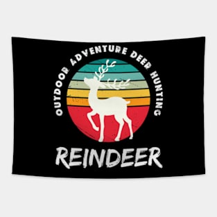 outdoor adventure deer hunting reindeer Tapestry