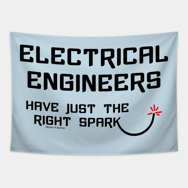 Electrical Engineers Spark Tapestry by Barthol Graphics