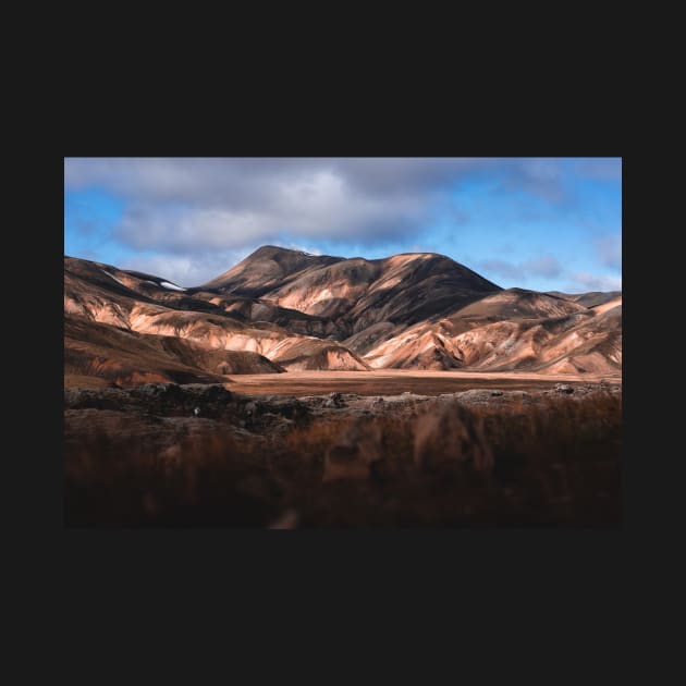 Landmannalaugar in Highlands of Iceland, Geothermal Rainbow Mountains by Danny Wanders