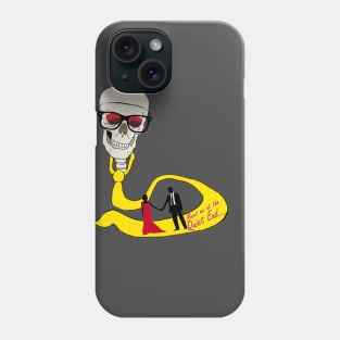 Skull and Tie Path to the Quiet End Phone Case