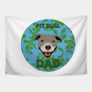 Pit Bull Dad Tapestry