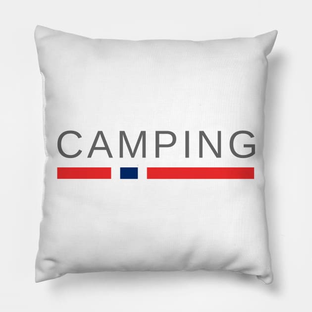 Norway Camping Pillow by tshirtsnorway