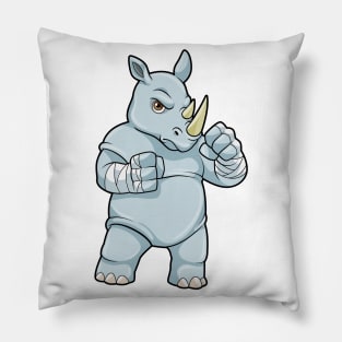 Rhino as Boxer at Boxing Pillow