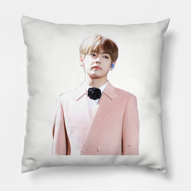 BTS Taehyung V Pillow by jihyeon1206