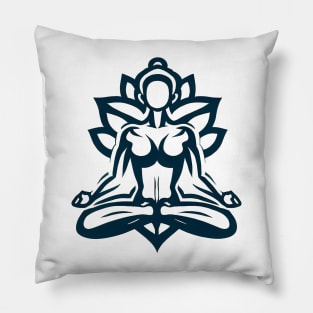 Yoga Lotus Pose | Meditating Yogi Pillow