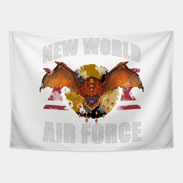 New World Air Force Tapestry by Ashmish