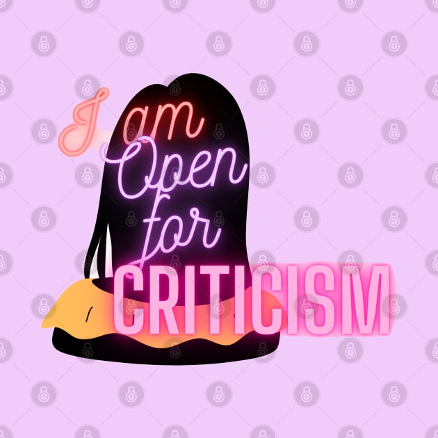 I am open for criticism by artist369