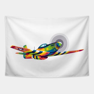 P-51 Mustang Tapestry