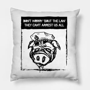 F the po-po Pillow