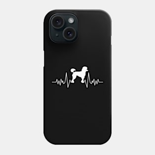Poodle Heartbeat Gift For Poodle Lovers Phone Case