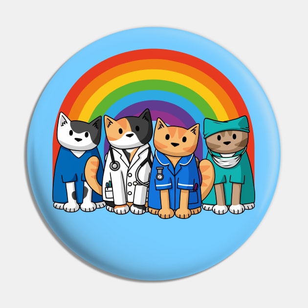 Rainbow Medics Pin by Doodlecats 