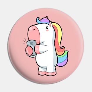 Unicorn Selfie Pin