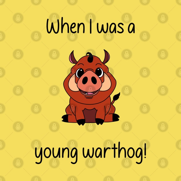 When I was a young warthog! by Mick-E-Mart