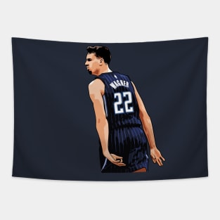 Franz Wagner Vector Back Celebration Dark Upper Body Tapestry