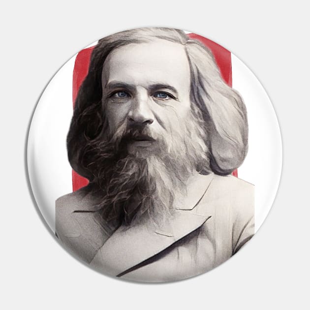 Russian Chemist Dmitri Mendeleev illustration Pin by Litstoy 