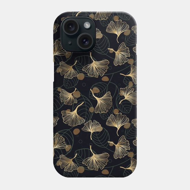 Ginkgo pattern Phone Case by ArtStyleAlice