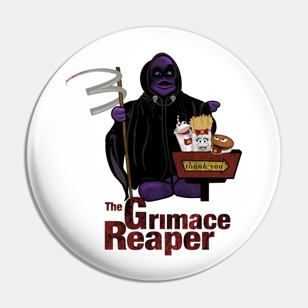 Grimace Reaper Pin by scottsherwood