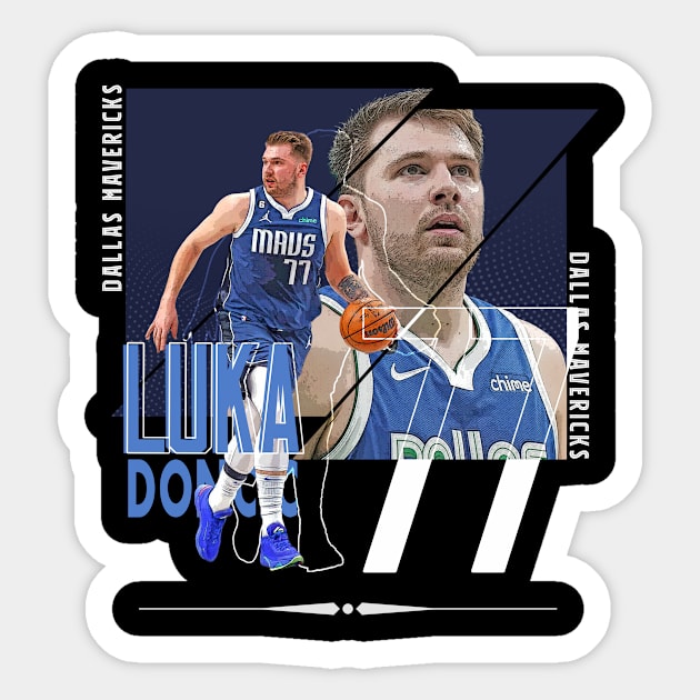 NBA Dallas Mavericks Luka Doncic Editable Basketball Jersey Layout