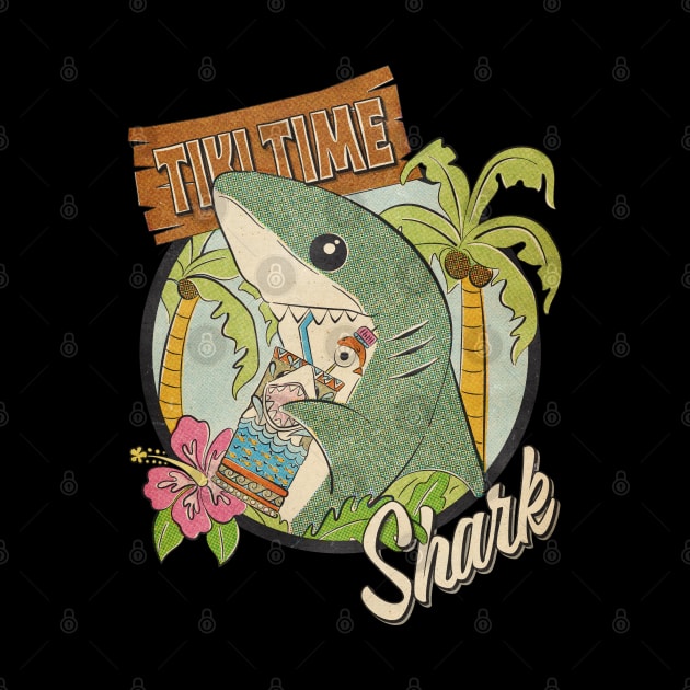 Tiki Time Shark by ArtsofAll