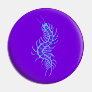 Psychedelic scolopendra Pin