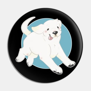 Labrador Retriever - White Pin