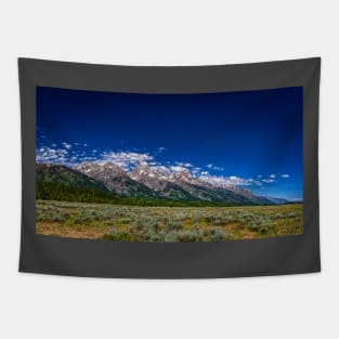 Grand Teton Mountain Range Tapestry