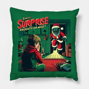 Santa's Surprise, Naught or Nice? Pillow