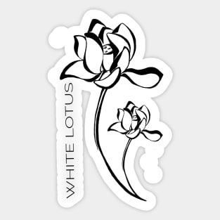 Tanya White Lotus Sticker