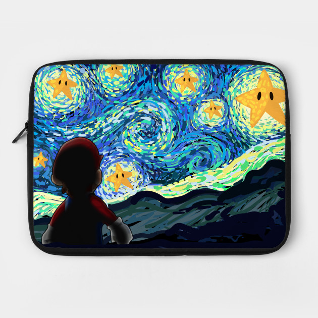 An Original Starry Night Painting Gamer Parody Starry Night
