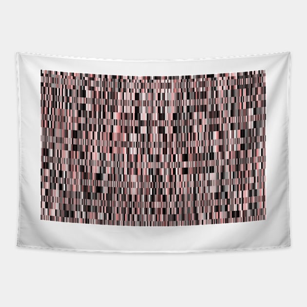 Screen glitch, geometric print, old tv design, abstract tech print Tapestry by KINKDesign