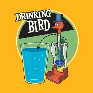 Retro Drinking Bird T-Shirt