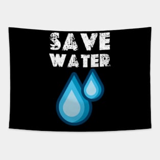 save water earth day 2024 Tapestry